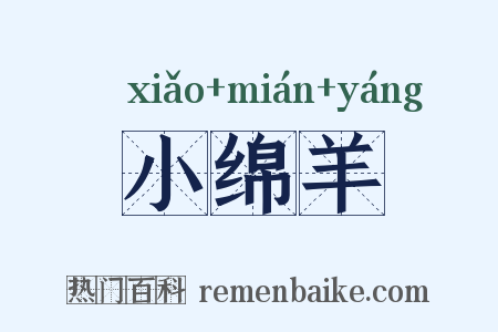小绵羊是什么意思的图片
